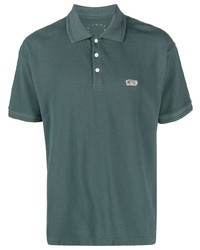 Мужская темно-зеленая футболка-поло от VISVIM