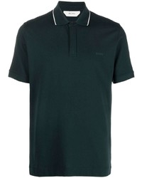 Мужская темно-зеленая футболка-поло от Z Zegna