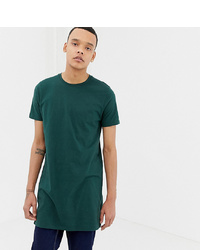 Мужская темно-зеленая футболка с круглым вырезом от ASOS DESIGN