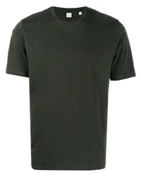 Мужская темно-зеленая футболка с круглым вырезом от Aspesi