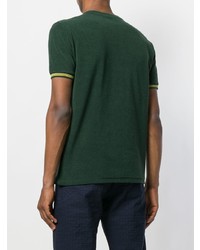 Мужская темно-зеленая футболка с круглым вырезом от The Gigi