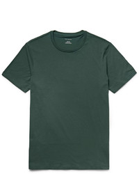 Мужская темно-зеленая футболка с круглым вырезом от Club Monaco