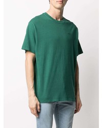 Мужская темно-зеленая футболка с круглым вырезом от Levi's