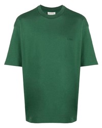 Мужская темно-зеленая футболка с круглым вырезом от Drôle De Monsieur