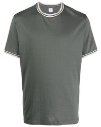 Мужская темно-зеленая футболка с круглым вырезом от Eleventy