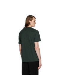 Мужская темно-зеленая футболка с круглым вырезом от Craig Green