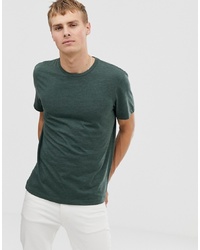 Мужская темно-зеленая футболка с круглым вырезом от J.Crew Mercantile