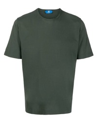 Мужская темно-зеленая футболка с круглым вырезом от Kired