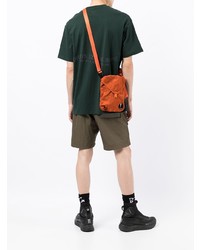 Мужская темно-зеленая футболка с круглым вырезом от Izzue