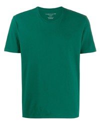 Мужская темно-зеленая футболка с круглым вырезом от Majestic Filatures