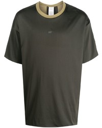 Мужская темно-зеленая футболка с круглым вырезом от Nike