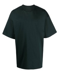 Мужская темно-зеленая футболка с круглым вырезом от Oamc