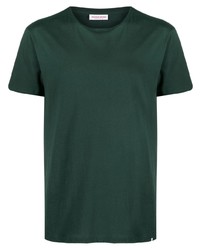 Мужская темно-зеленая футболка с круглым вырезом от Orlebar Brown
