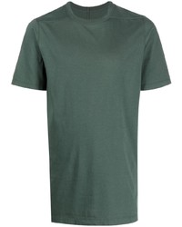 Мужская темно-зеленая футболка с круглым вырезом от Rick Owens