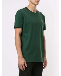 Мужская темно-зеленая футболка с круглым вырезом от Dolce & Gabbana