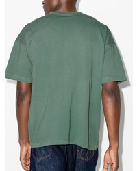 Мужская темно-зеленая футболка с круглым вырезом от Champion