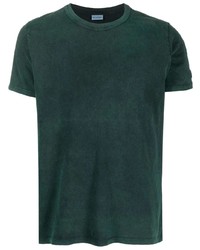 Мужская темно-зеленая футболка с круглым вырезом от Sundek