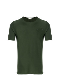 Мужская темно-зеленая футболка с круглым вырезом от Weber + Weber