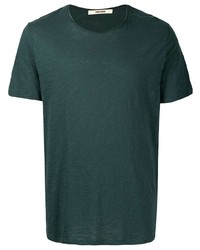 Мужская темно-зеленая футболка с круглым вырезом от Zadig & Voltaire