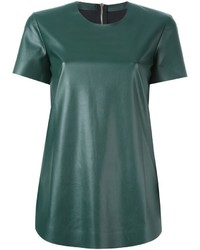 Женская темно-зеленая футболка от Cédric Charlier