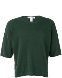 Мужская темно-зеленая футболка от Comme des Garcons