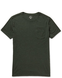 Мужская темно-зеленая футболка от J.Crew