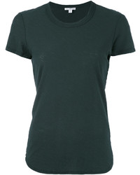 Женская темно-зеленая футболка от James Perse