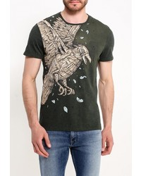 Мужская темно-зеленая футболка от Medicine