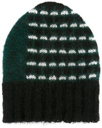 Женская темно-зеленая шапка от Marni