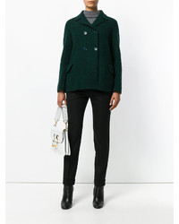 Женская темно-зеленая шерстяная куртка от Aspesi