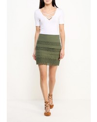 Темно-зеленая юбка от Gap