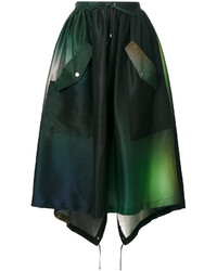 Темно-зеленая юбка от Kenzo