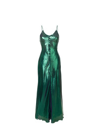 Темно-зеленое вечернее платье от Maria Lucia Hohan