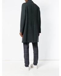 Темно-зеленое длинное пальто от Boglioli