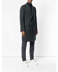 Темно-зеленое длинное пальто от Boglioli