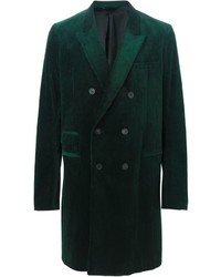 Темно-зеленое длинное пальто от Haider Ackermann