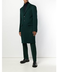Темно-зеленое длинное пальто от Joseph