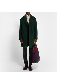 Темно-зеленое длинное пальто от Burberry