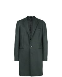 Темно-зеленое длинное пальто от Ps By Paul Smith