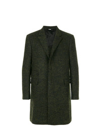 Темно-зеленое длинное пальто от Stella McCartney