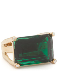 Темно-зеленое кольцо от Kate Spade