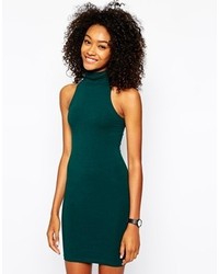 Темно-зеленое облегающее платье от American Apparel