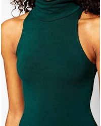 Темно-зеленое облегающее платье от American Apparel