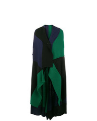 Темно-зеленое пальто без рукавов от Pierantoniogaspari
