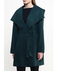 Женское темно-зеленое пальто от Aurora Firenze