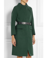 Женское темно-зеленое пальто от Nina Ricci