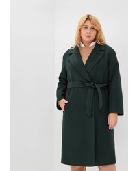 Женское темно-зеленое пальто от Chic de Femme