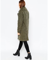 Женское темно-зеленое пальто от Asos