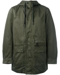 Мужское темно-зеленое пальто от Diesel
