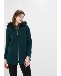 Женское темно-зеленое пальто от Dorothy Perkins